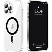 Valenta Tempered Glass Back Cover MagSafe Case Apple iPhone 14 Pro Max Clear - thumbnail