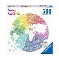 Ravensburger round puzzle circle of colors mandala - legpuzzel - 500 stukjes - thumbnail
