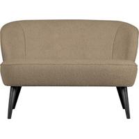 WOOOD Bankje 'Sara' Teddy, kleur Sand - thumbnail