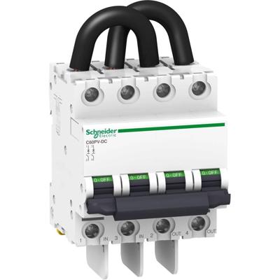 Schneider A9N61650 Stroomonderbreker C60pV-DC, 2P, 800V DC, 10A