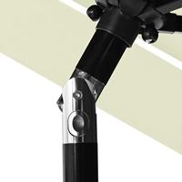 Parasol 3-laags met aluminium paal 2,5 m zandkleurig - thumbnail