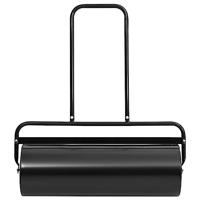 Gazonroller met handvat 63 L ijzer en staal zwart - thumbnail