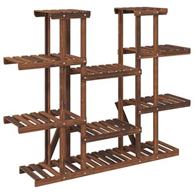 Plantenstandaard 110x25x110,5 cm massief vurenhout