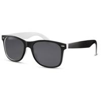 CWI zonnebril heren wayfarer zwart wit/smoke (CWI2501) - thumbnail