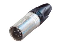 Neutrik NC5MXX XLR-connector Stekker, recht Aantal polen: 5 Zilver 1 stuk(s) - thumbnail