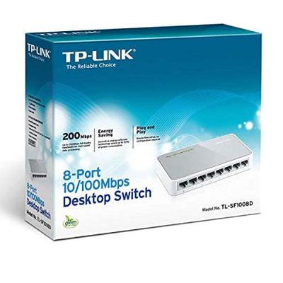TP-Link Switch 10/100 TL-SF1008D 8 Poort TP-Link Switch 10/100 TL-SF1008D 8 Poort