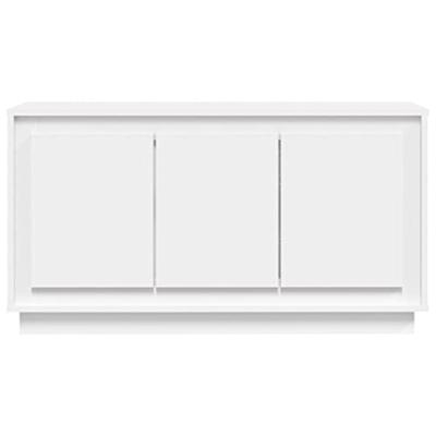Dressoir 102x35x55 cm bewerkt hout wit