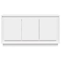 Dressoir 102x35x55 cm bewerkt hout wit - thumbnail