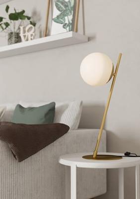 Eglo TafellampRondo 4 goud met witte bol - 900868