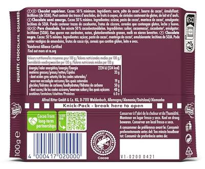 Ritter Sport - Puur - 12x 100g
