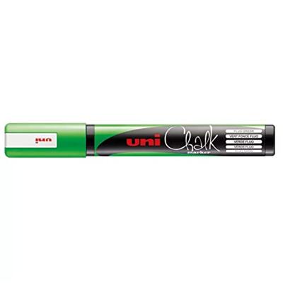 Uni-ball krijtmarker, ronde punt van 1,8 tot 2,5 mm, fluo groen