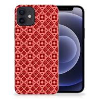 iPhone 12 | 12 Pro (6.1") | TPU bumper | Batik Rood - thumbnail