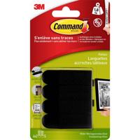 Command fotolijststrip, small, draagvermogen 1,8 kg, zwart, blister van 8 stuks - thumbnail