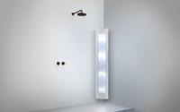 Sunshower Plus L opbouw hoek met infrarood en UV-licht white - thumbnail