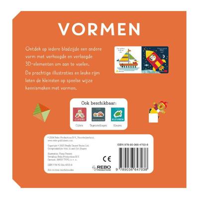 Rebo Publishers 3d-voelboek - vormen