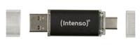USB stick INTENSO Twist Line 256 GB Antraciet (2 Stuks) - thumbnail