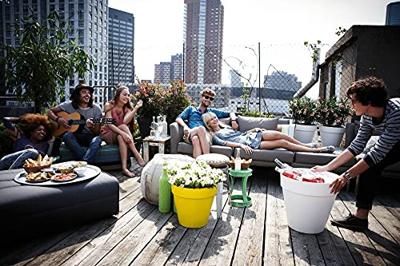 Bloempot Elho Ø 50 cm Plastic Cirkelvormig Rond Modern