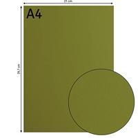 Florence • cardstock papier 216g glad a4 olive 10x - thumbnail