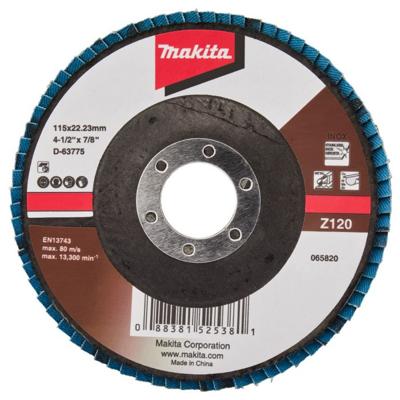 Makita Accessoires Lamellenschuurschijf 115mm Z120 - D-63775-10 D-63775-10