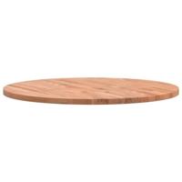 Tafelblad rond 80x2,5 cm massief beukenhout - thumbnail
