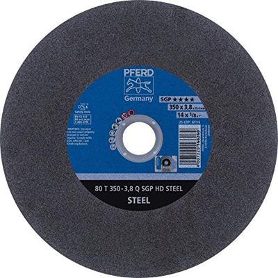 PFERD TOOLS 80 T 350-3,8 Q SGP HD STEEL/25,4 66323525 Doorslijpschijf recht 350 mm 10 stuk(s) Getemperd staal, Staal