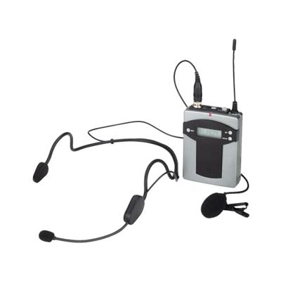 Monacor TXA-800HSE Spraakmicrofoon Headset Zendmethode:Radiografisch, Draadloos Metalen behuizing, Schakelaar Audio, stereo (3.5 mm jackplug),