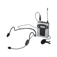 Monacor TXA-800HSE Spraakmicrofoon Headset Zendmethode:Radiografisch, Draadloos Metalen behuizing, Schakelaar Audio, stereo (3.5 mm jackplug), - thumbnail
