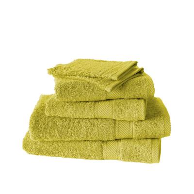 De Witte Lietaer Helene Handdoekenset met washanden Warm Olijf, 6 delig De Witte Lietaer Helene Handdoekenset met washanden Warm Olijf, 6 delig