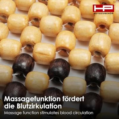 HP Autozubehör Stoelverkoeling 0323212 Hout, Bruin - thumbnail