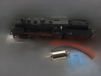 micromotor NF034S ombouwset voor Fleischmann DB BR 24, DR BR 37 - thumbnail