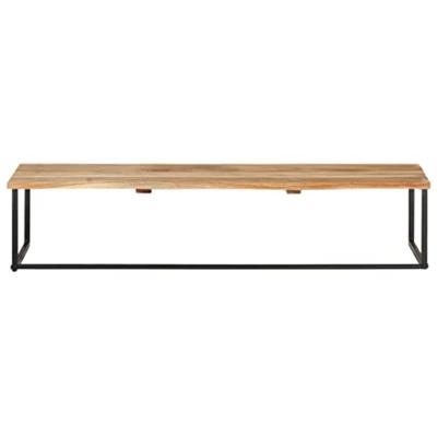 VidaXL Kapstok met schap 100x35x22 cm massief acaciahout