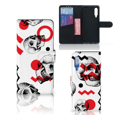 Telefoonhoesje met Naam Xiaomi Mi 9 Skull Red Telefoonhoesje met Naam Xiaomi Mi 9 Skull Red