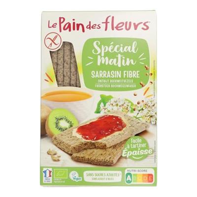 Pain Des Fleurs Special matin boekweit ontbijtcrackers bio 230 Gram Pain Des Fleurs Special matin boekweit ontbijtcrackers bio 230 Gram