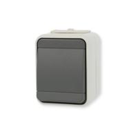 ELSO-toets 442109 10A AquaTop licht/basisgrijs Grijs 1 stuk(s) - thumbnail