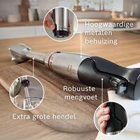 Bosch Haushalt Serie 6 ErgoMaster Staafmixer 1200 W Met mixbeker, BPA-vrij RVS, Zwart - thumbnail