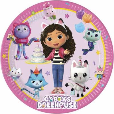 Feestbordjes Gabby&apos;s Dollhouse (8st)