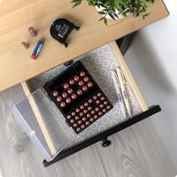 ANSMANN Premium accubox voor 4 Mignon AA of Micro AAA batterijen en batterijen – bewaardoos ter bescherming en transport 48 accubox + tester. 1 Stuk zwart - thumbnail