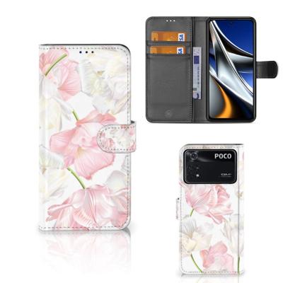 Xiaomi Poco X4 Pro 5G Hoesje Lovely Flowers Xiaomi Poco X4 Pro 5G Hoesje Lovely Flowers
