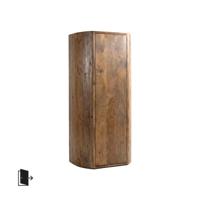 LABEL51 Bergkast Saya - Natural - Mangohout - 140 cm - Rechts - thumbnail
