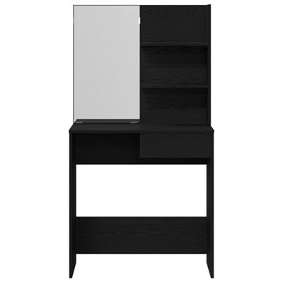 Plafondtafel Zwart eiken 74.5 x 40 x 141 cm Bewerkt hout - thumbnail