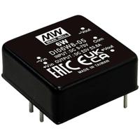MEAN WELL DI06W8-12 DC/DC-converter, print 48 V/AC -12 V 0.25 A 6 W Aantal uitgangen: 2 x Inhoud 1 stuk(s) - thumbnail