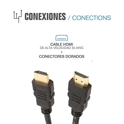 HDMI-Kabel iggual IGG318300 2 m Zwart 8K Ultra HD