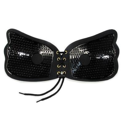 3 stuks trekken touw vleugel onzichtbare ondergoed zonder stalen ring trek touw silicone onzichtbare Nubra Cup grootte: A (zwart) 3 stuks trekken touw vleugel onzichtbare ondergoed zonder stalen ring trek touw silicone onzichtbare Nubra Cup grootte: A (zwart)