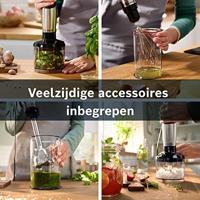 Bosch Haushalt ErgoMaster Serie 6 Staafmixer 1200 W Met maatbeker, Met mixbeker, Multifunctioneel, Met garde, BPA-vrij RVS, Zwart - thumbnail