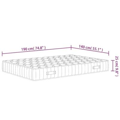 Pocketveringmatras middelhard-hard 140x190 cm - thumbnail
