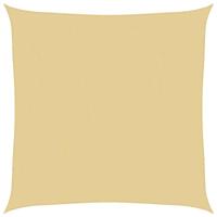Zonnezeil 7x7 m 100% polyester oxford zandkleurig - thumbnail