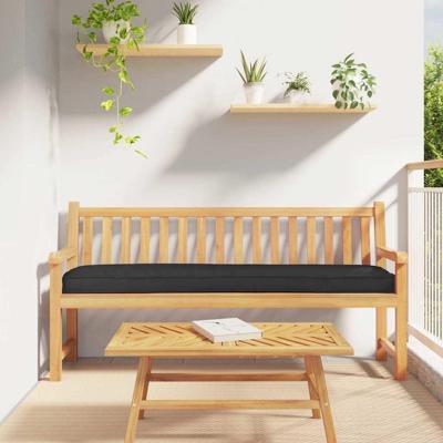 Pallet Kussen Set 2 pcs Zwart 180 x 40 x 8 cm Oxford Stof