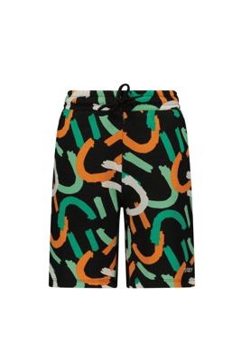 B.Nosy zomer short jongens - zwart AOP - Paul