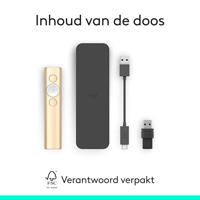 Spotlight Presentation Remote - Afstandsbediening presentatie - 3 knoppen - goud - thumbnail