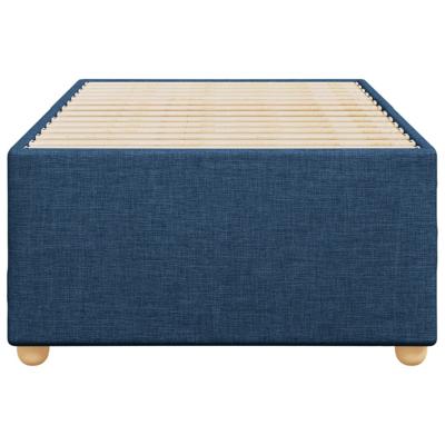 Bedframe zonder matras 90x190 cm stof blauw